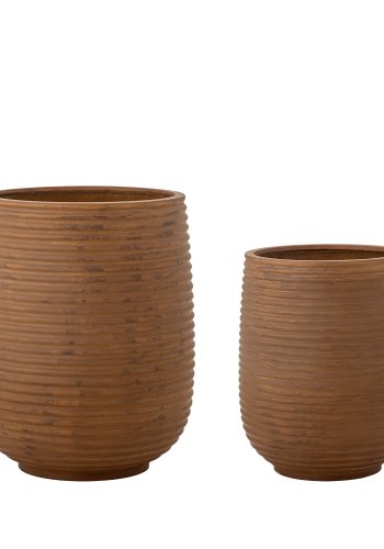 BLOOMINGVILLE Mesola blomsterpotteskur, brun, magnesia