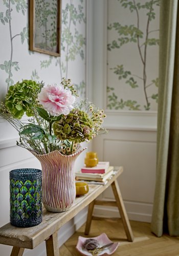 CREATIVE COLLECTION Blumenvase, Rosa, Steingut