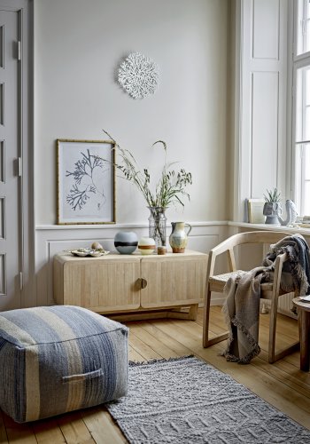 CREATIVE COLLECTION Serrone Schrank, Natur, Gummibaumholz