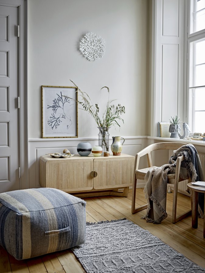 CREATIVE COLLECTION Serrone Schrank, Natur, Gummibaumholz