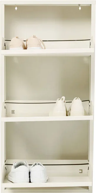 KARE DESIGN Caruso 3 skosk�p, w. 3 d�rrar - kr�mst�l (H:104)