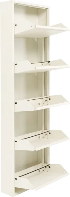 KARE DESIGN Caruso 5 skoskap, m. 5 d�rer - kremst�l (H:173)