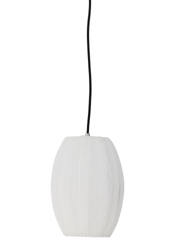 BLOOMINGVILLE Pica Pendelleuchte, Wei, Polyester (T21xH28 cm)