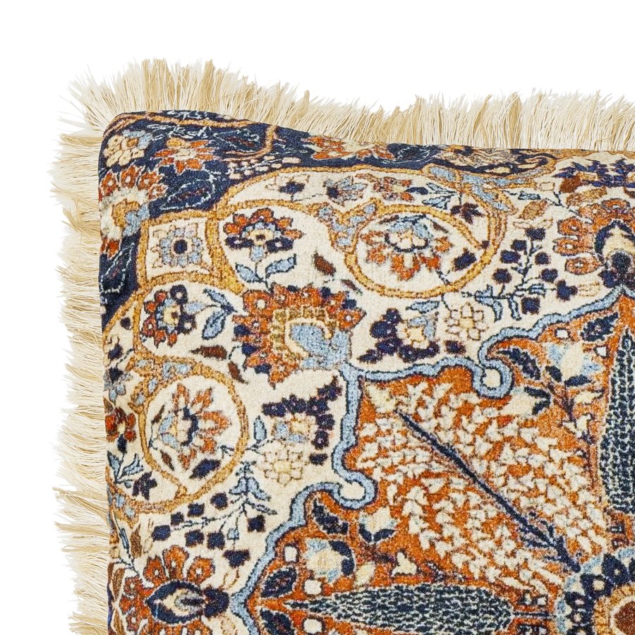 CREATIVE COLLECTION Asu Kissen, Braun, Viskose (L50xB50 cm)