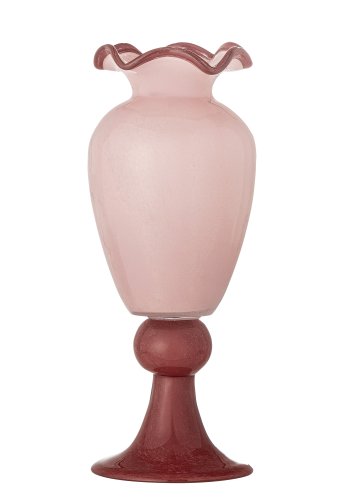 BLOOMINGVILLE Frills Vase, Rosa, Glas (D14xH34 cm)