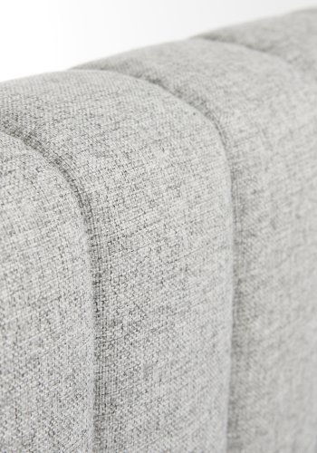  Stripe hodegavl, hydejusterbar - lys gr polyesterstoff (L:120)