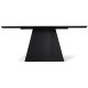 Star spisebord, rektangulr - sort egefinér (90x180)