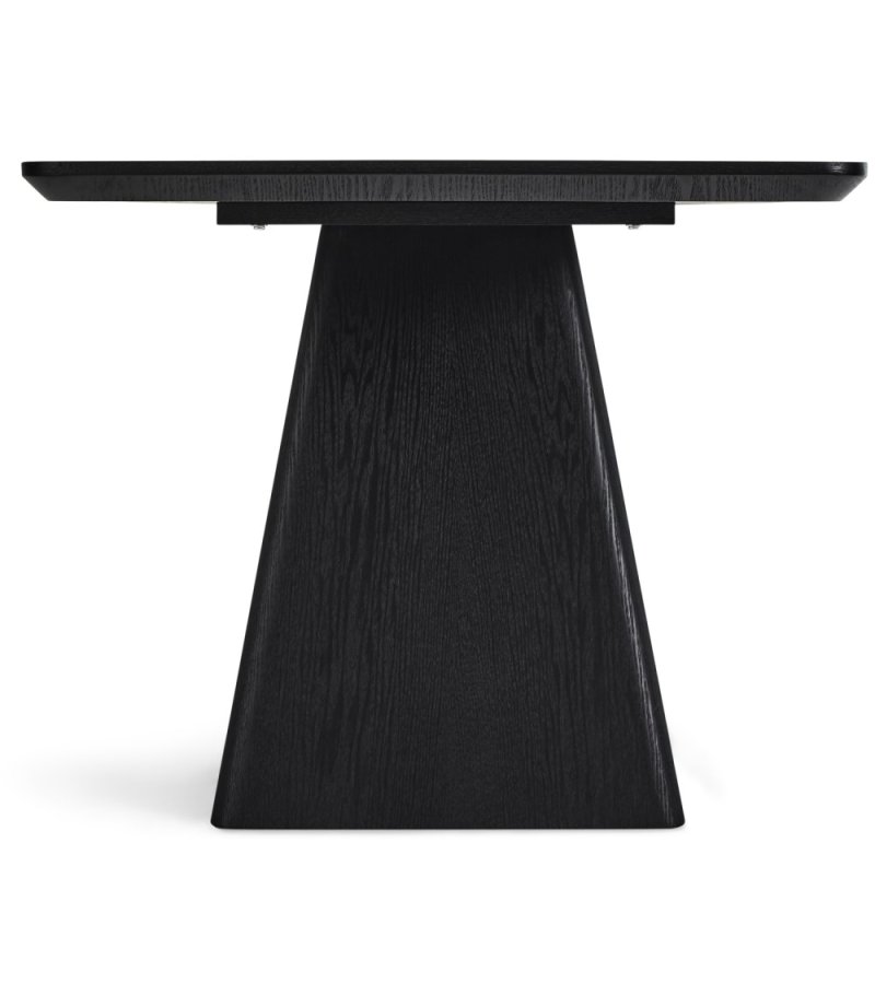 Star spisebord, rektangulr - sort egefinér (90x180)