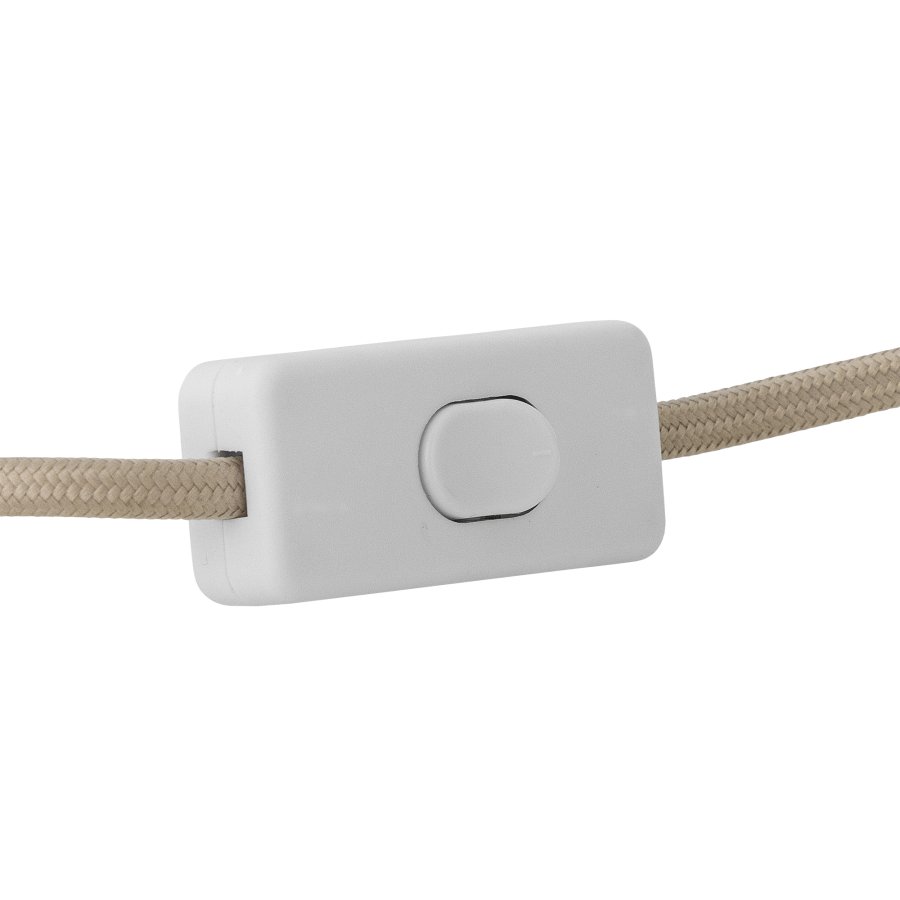 BLOOMINGVILLE Emmie Tischleuchte, Wei, Polyester (T20xH30 cm)