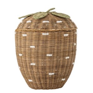 BLOOMINGVILLE MINI Pelino kurv m. lg til brn - brun rattan