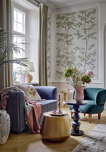 CREATIVE COLLECTION Ruperta lenestol, grnn, polyester