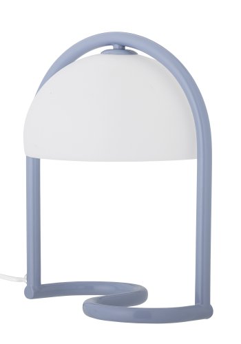 BLOOMINGVILLE Bordlampe med gaver, bl, akryl