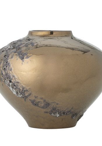 BLOOMINGVILLE Ellison Vase, Bronze, Steingut (T26xH21 cm)