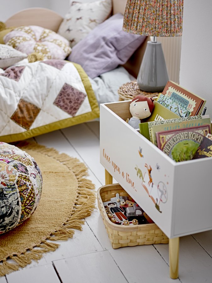 BLOOMINGVILLE Lenea Matta, Gul, Ull, D110 cm