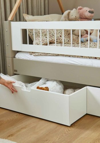 Manis-H Mimer Enkels�ng med ribbor och l�dor - 160 cm - 90x160