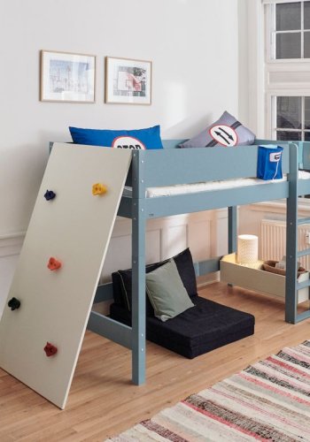 Manis-H&nbsp;Ask H�jseng med classic sengehest - 200 cm&nbsp;-&nbsp;90x200