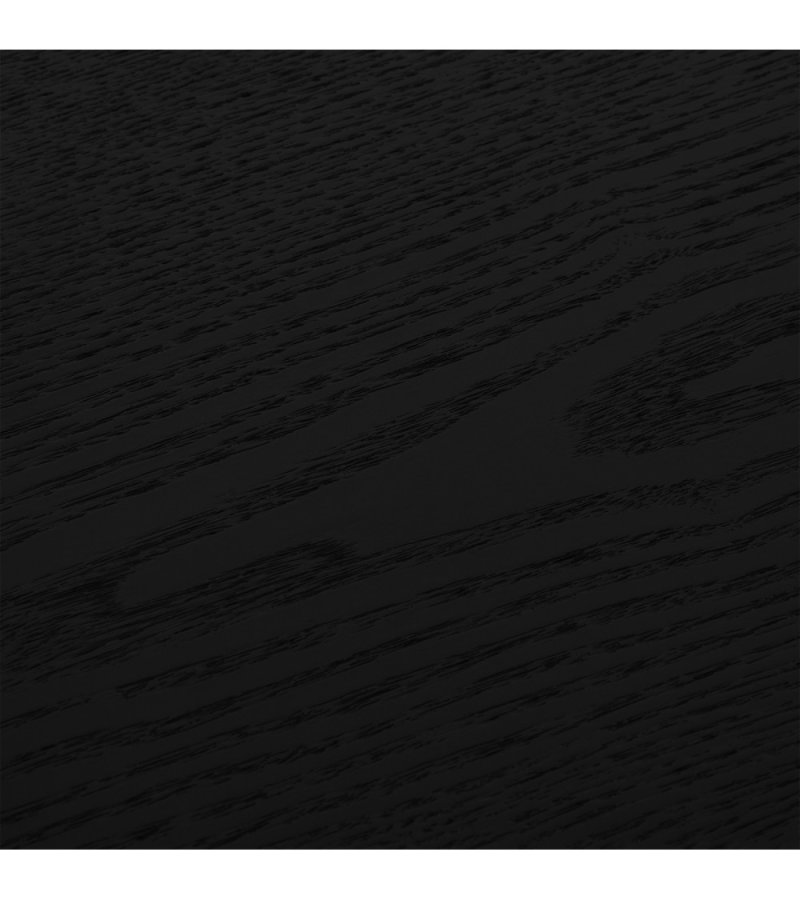 Tango sofabord, rund - sort egefinér (45)