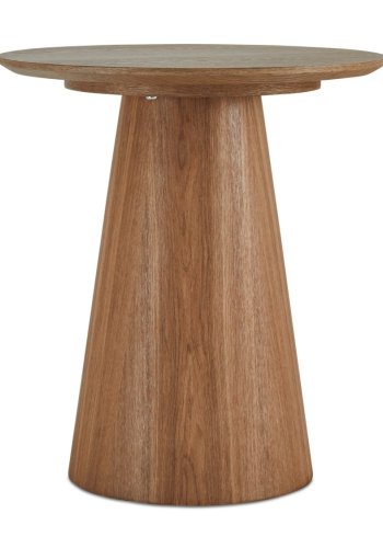 Tango sofabord, rund - natur egefinér (45)