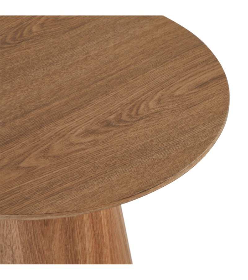 Tango sofabord, rund - natur egefinér (45)