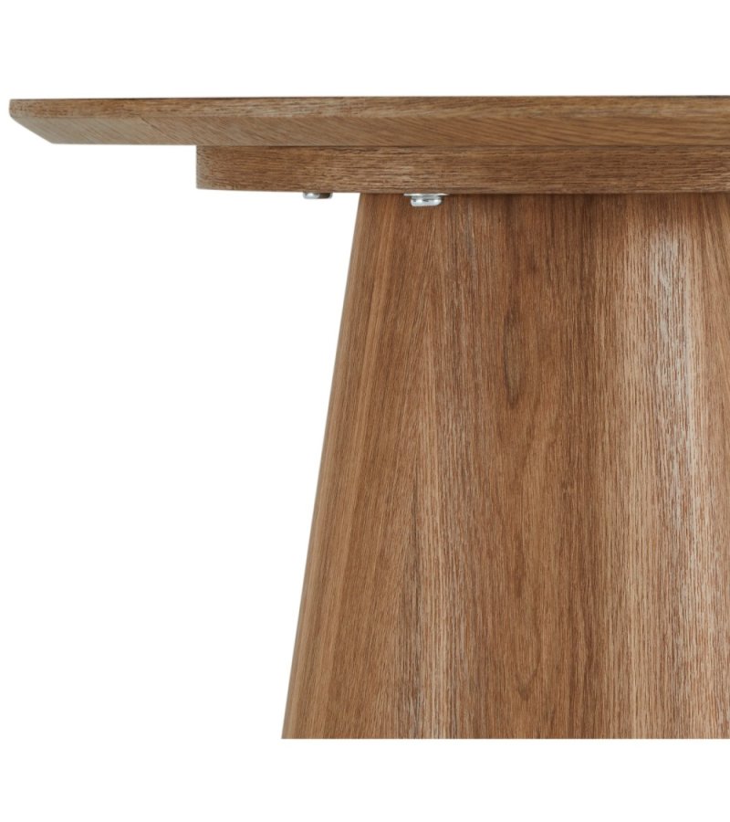 Tango sofabord, rund - natur egefinér (45)