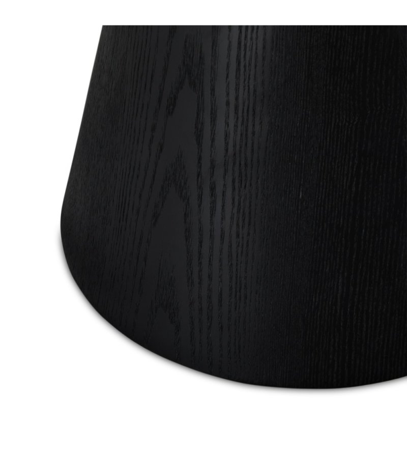 Tango sofabord, rund - sort egefinér (60)