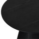 Tango sofabord, rund - sort egefinér (60)