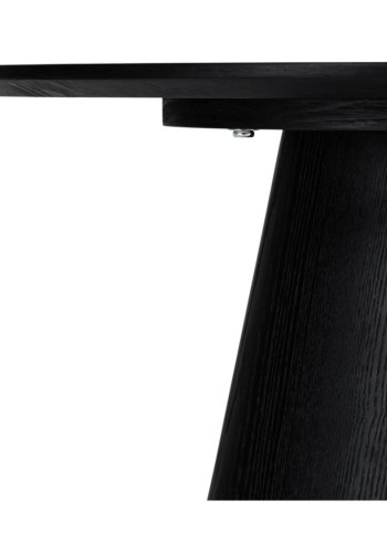 Tango sofabord, rund - sort egefinér (60)