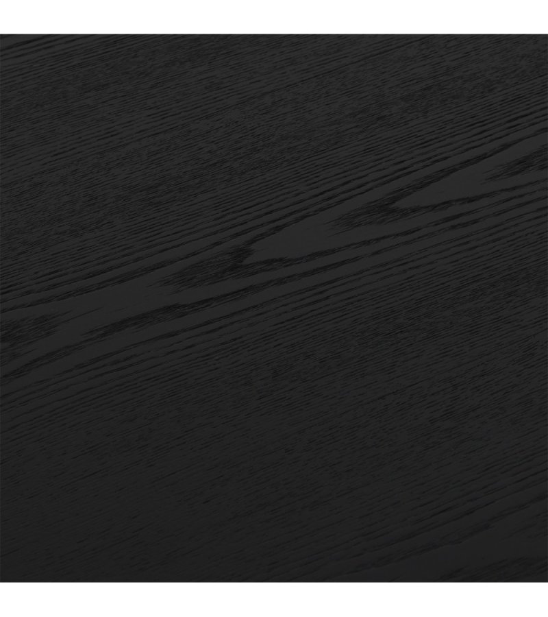 Tango sofabord, rund - sort egefinér (80)