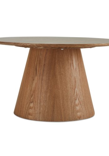Tango Couchtisch, rund – natürliches Eichenfurnier (80)