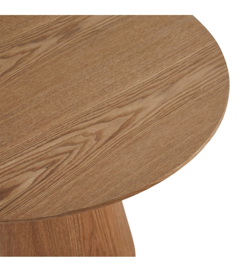 Tango Couchtisch, rund – natürliches Eichenfurnier (80)