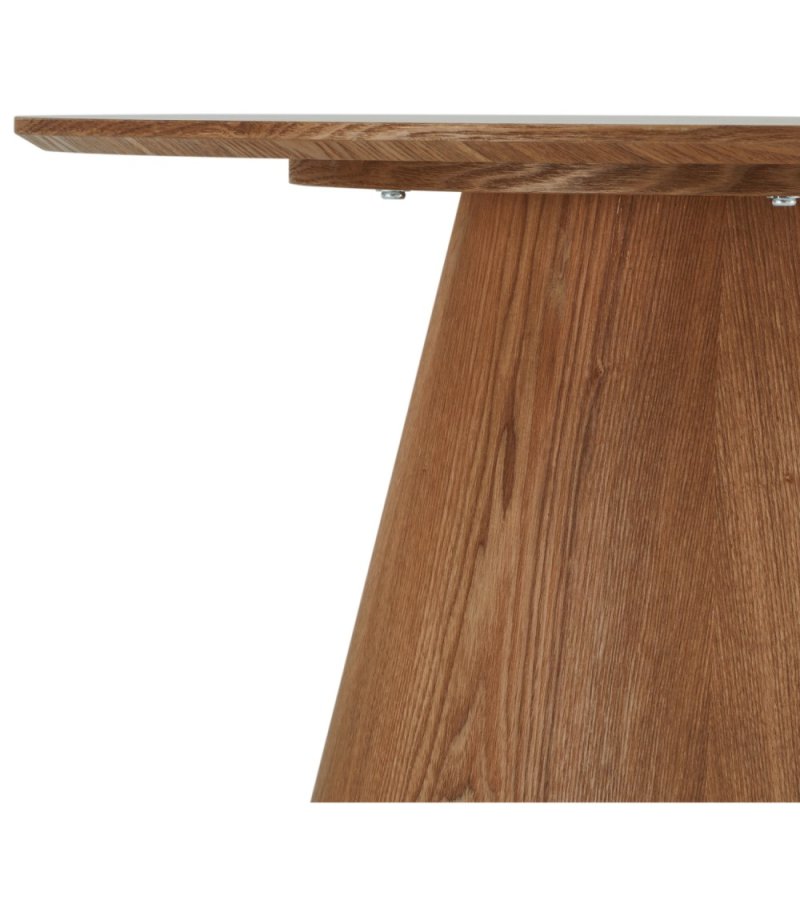 Tango Couchtisch, rund – natürliches Eichenfurnier (80)