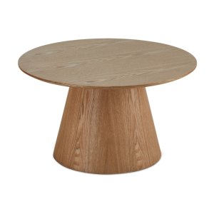 Tango sofabord, rund - natur egefinér (80)