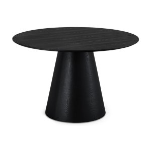 Tango matbord, runt - svart ekfanér (120)