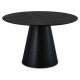 Tango spisebord, rund - sort egefinér (120)
