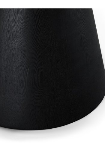 Tango spisebord, rund - sort egefinér (120)