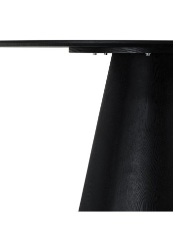 Tango spisebord, rund - sort egefinér (120)