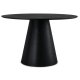 Tango spisebord, rund - sort egefinér (120)