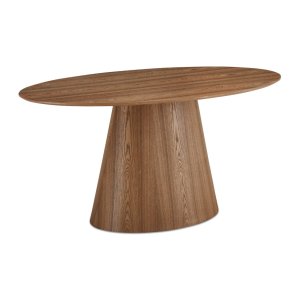 Tango spisebord, oval - natur egefinér (90x160)