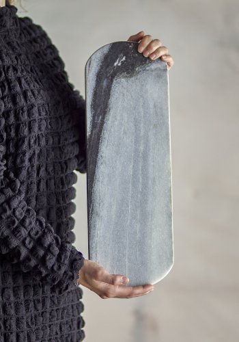 BLOOMINGVILLE Jamile skjrebrett, gr, marmor