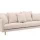 VIND COLLECTION Segelsk�ren Sofa - Hvid, Stof (linned)