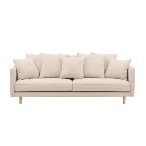 VIND COLLECTION Segelsk�ren Sofa - Hvit, Stoff (lin)