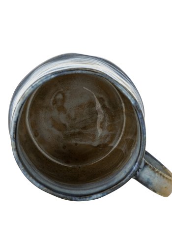 BLOOMINGVILLE Deana Tasse, Blau, Steingut (D8,5xH9 cm, 4er-Set)