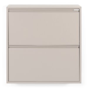 SPINDER DESIGN Billy 2 skoskab, m. 2 lger - silky taupe stl