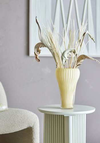 BLOOMINGVILLE Averie Vase, Gelb, Glas (T17xH28 cm)