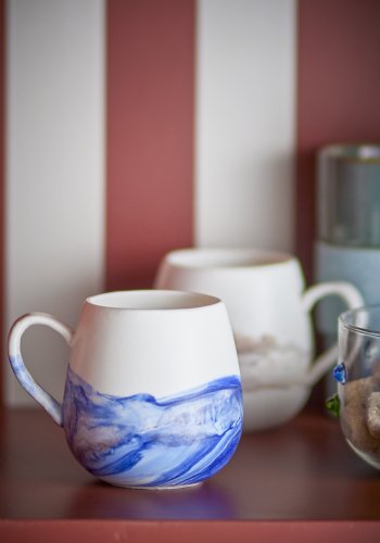 BLOOMINGVILLE Lyre kop, m. hank - bl stentj (D8xH8) (st af 4)