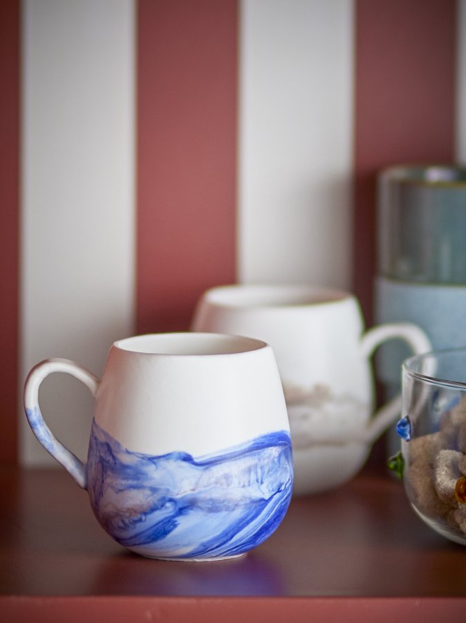 BLOOMINGVILLE Lyre kop, m. hank - bl stentj (D8xH8) (st af 4)