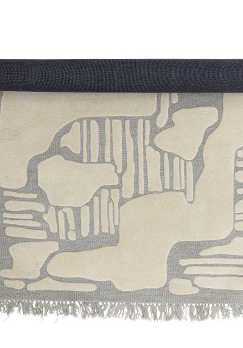 BLOOMINGVILLE Napoli Teppich, rechteckig – graue Wolle (200x140)