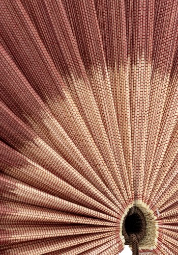 BLOOMINGVILLE Jaime Veggdekorasjon, Rosa, Bambus (L70xH75 cm)