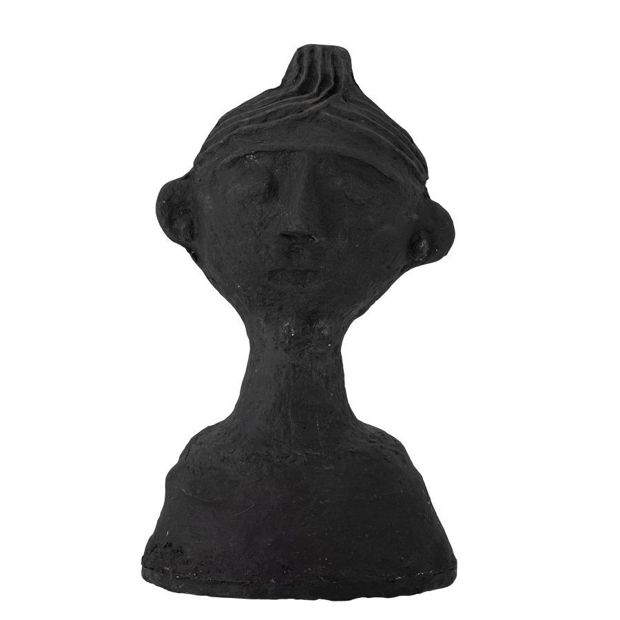CREATIVE COLLECTION Alia-figur - svart pappmache (H:40)