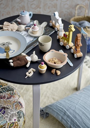 BLOOMINGVILLE Lenea Tppe, Natur, Uld, D110 cm